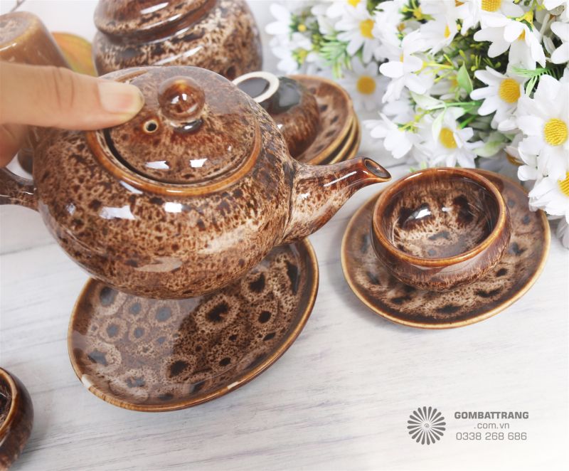 Màu men trầm cổ chuẩn đẹp - gốm sứ Bát Tràng
