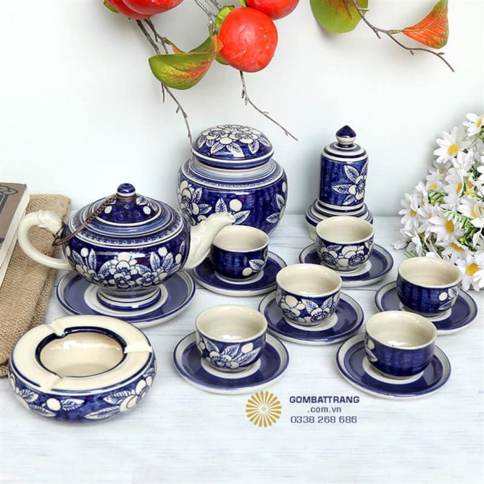 Bộ Tách Trà Sang Trọng Hoa Văn Rẻ Nhất