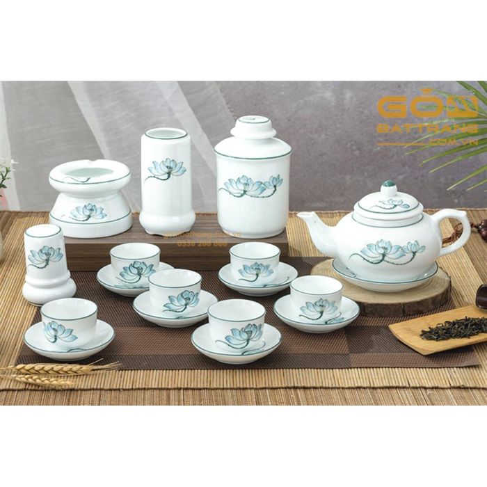 Bộ trà cao cấp Bát Tràng siêu đẹp