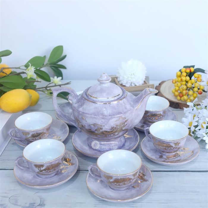 Bộ uống trà Bát Tràng TMAI12862