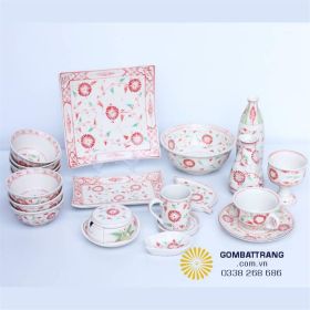 Chén dĩa Bát Tràng cao cấp – Đẹp và tinh tế đạt chuẩn