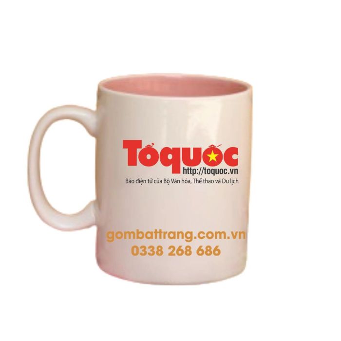 Cốc sứ Bát Tràng in logo
