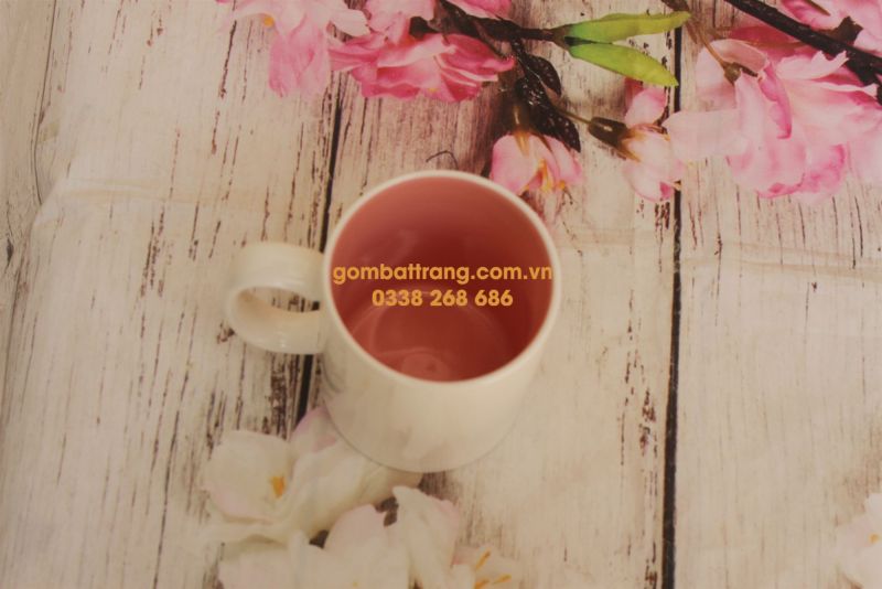 Cốc sứ Bát Tràng in logo