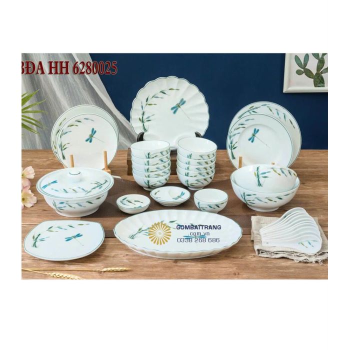 Đĩa trang trí bát tràng-Men sứ cao cấp, chịu nhiệt tốt