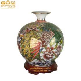 Gia bình hút tài lộc bát tràng sang trọng