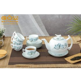 Gốm sứ Bát Tràng ấm chén siêu đẹp