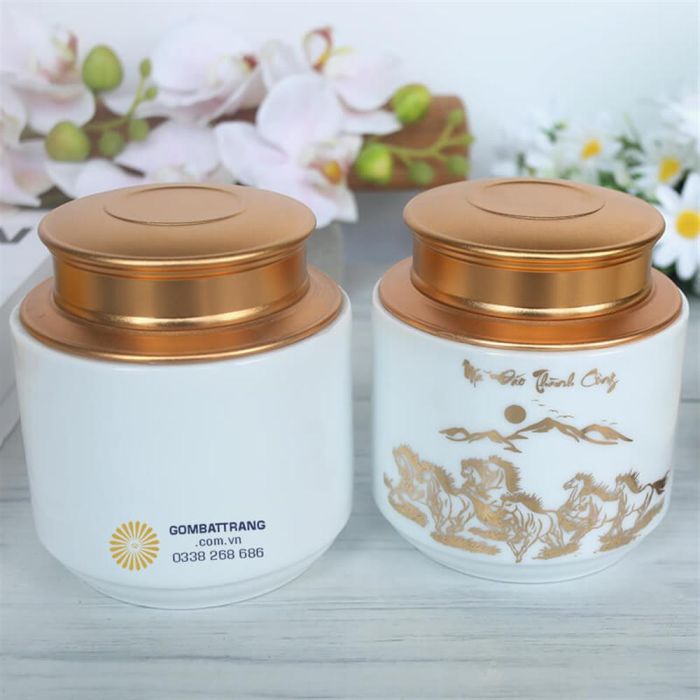 Hộp Đựng Trà Bằng Sứ Mã Đáo Thành Công Giá Rẻ