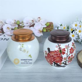 Hũ đựng chè gốm sứ quà tặng cao cấp