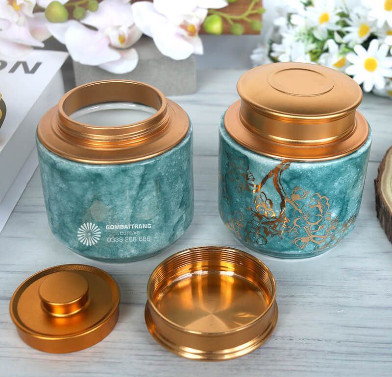 Chất Liệu Gốm Sứ Bát Tràng An Toàn Của Hũ Đựng Trà Bằng Gốm