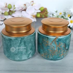Hũ Đựng Trà Bằng Gốm Vẽ Hoa Rẻ Đẹp Sang