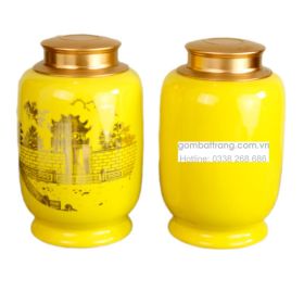 Hũ đựng trà bằng sứ – nâng tầm thưởng trà, khẳng định đẳng cấp!