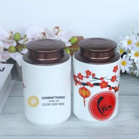 Hủ Đựng Trà Đẹp Chữ Bình An Giá Tốt