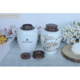 Hũ đựng trà gốm sứ Bát Tràng