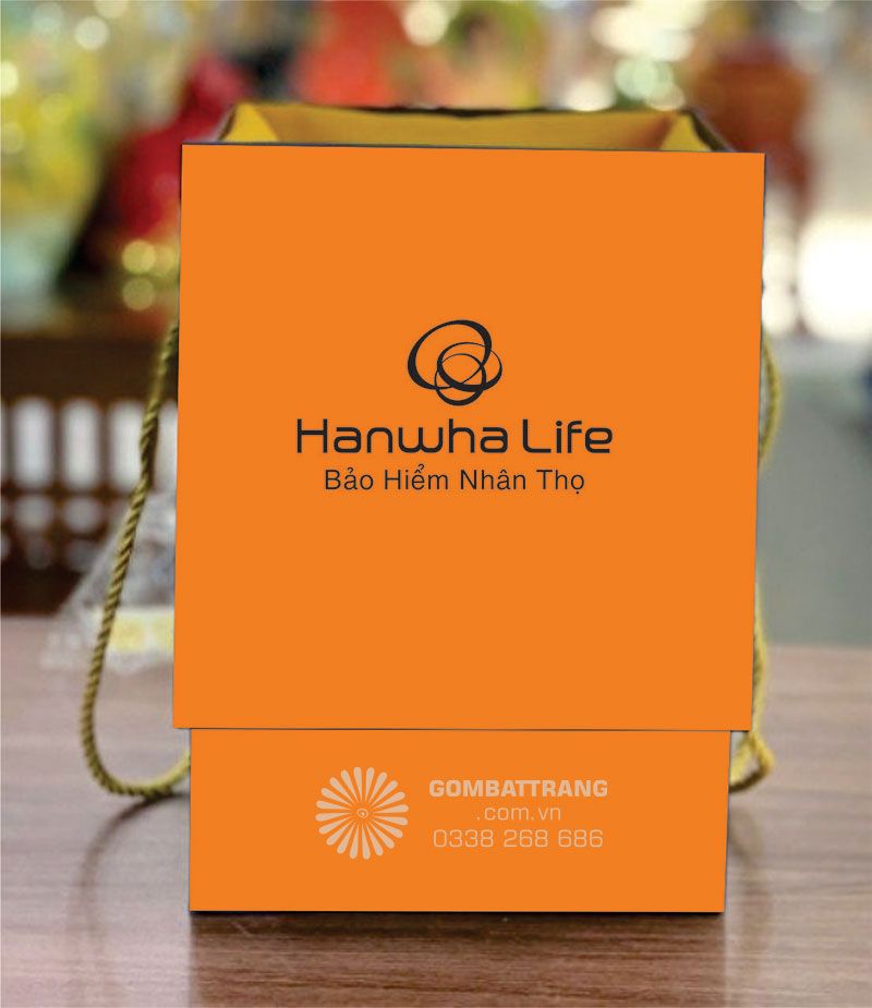Hộp đựng quà cao cấp, cốt giấy carton cứng, lót lụa , giấy xi bọc chống thấm được chọn mầu, logo in trên lắp theo yêu cầu, tạo sự sang trọng và lịch sự