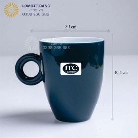In hình trên ly sứ quà tặng gốm Bát Tràng
