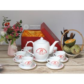 In logo lên ấm trà giá rẻ quà tặng sang