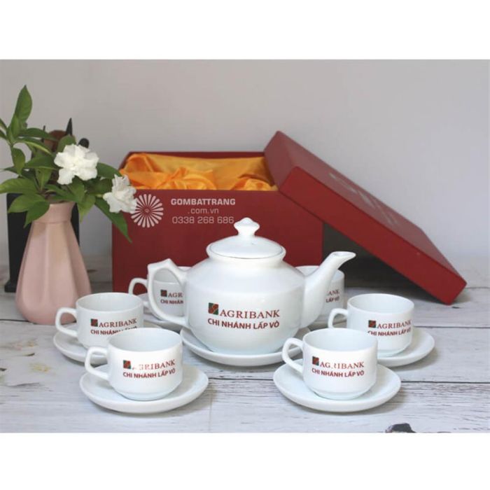 In logo lên bộ ấm chén DC0544