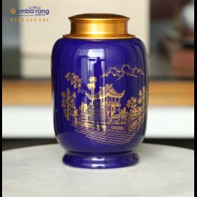 Lọ đựng chè Bát Tràng cao cấp