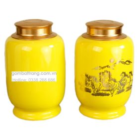 Lọ đựng trà gốm sứ – mang nét đẹp tinh tế và hương vị trọn vẹn