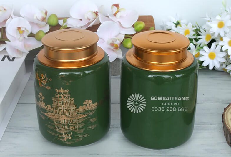 Lọ đựng chè đẹp không chỉ bảo vệ hương vị trà tươi ngon mà còn mang ý nghĩa phong thủy sâu sắc