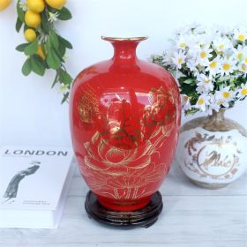 Lọ Hút Lộc Hoa Sen Mạ Vàng Cực Rẻ