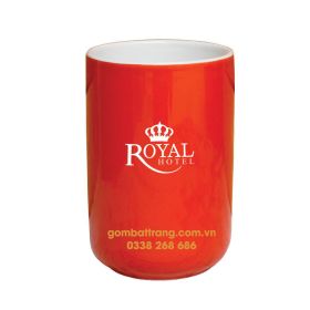 Ly sứ không quai in logo giá rẻ