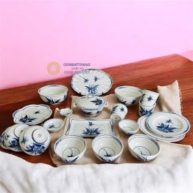 Mẫu Bát Đĩa Bát Tràng Chuồn Khoai Rẻ Đẹp Nhất