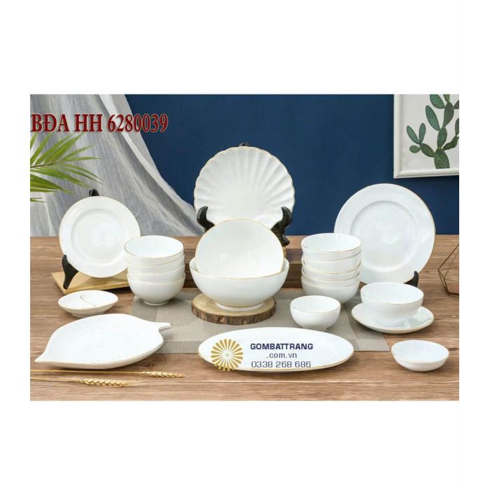 Mẫu bát đĩa gốm sứ- Thiết Kế Hiện Đại Chuẩn Resort 5 sao