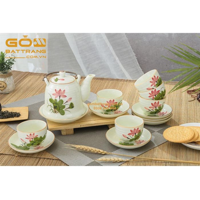 Mua ấm chén Bát Tràng ở đâu đẹp giá rẻ