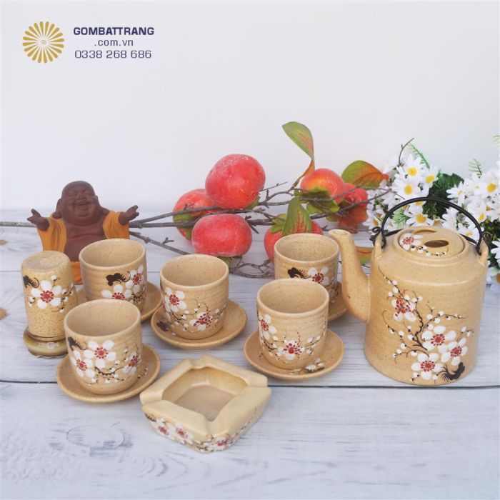 Mua bộ ấm chén Bát Tràng cao cấp – Uy tín, đẹp, chất lượng