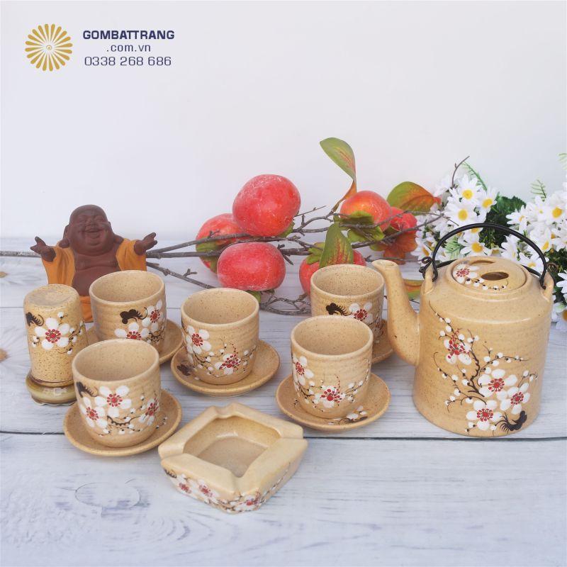 Bộ ấm chén Bát Tràng cao cấp nhất