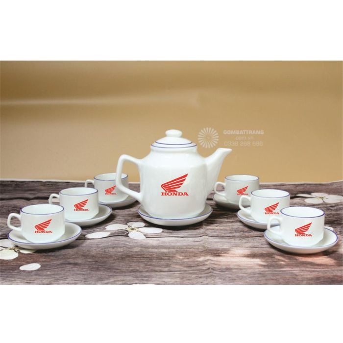 Mua ngay ấm chén in logo quà tặng rẻ nhất