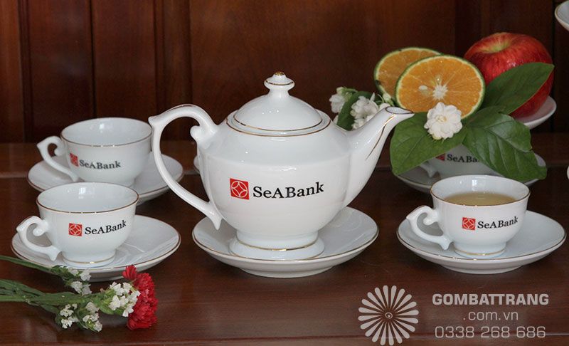 Qùa tặng ấm chén Bát Tràng in logo, xưởng sản quà tặng thương hiệu uy tín hàng đầu tại Bát Tràng
