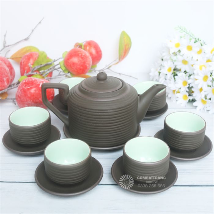 Quà tặng bộ ấm chén Bát Tràng ý nghĩa