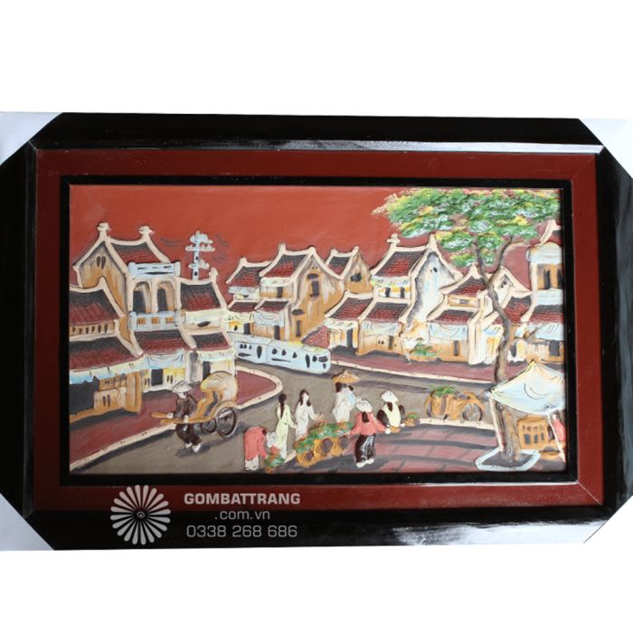Tranh Bát Tràng GIAHII4674