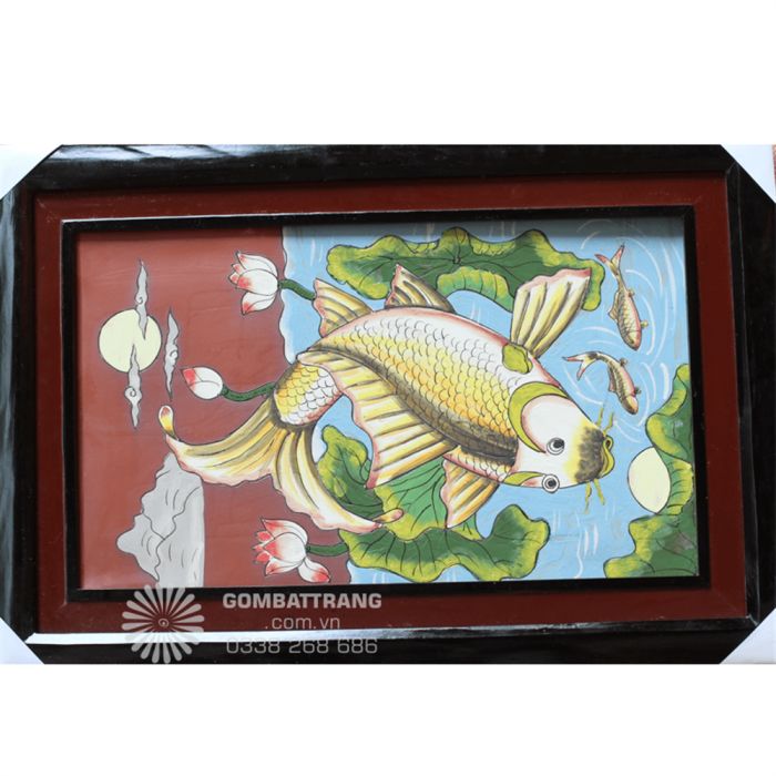 Tranh gốm Bát Tràng GIAHII4721