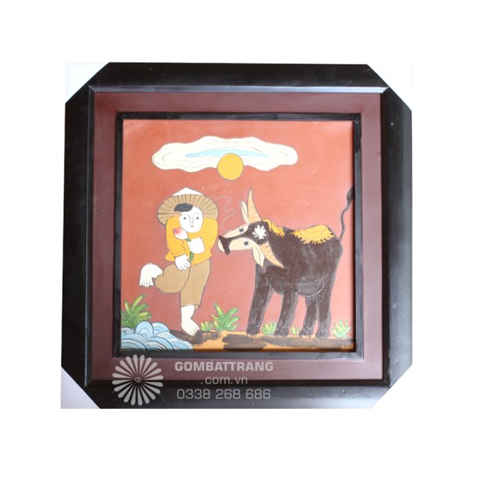 Tranh gốm Bát Tràng GIAHII4655