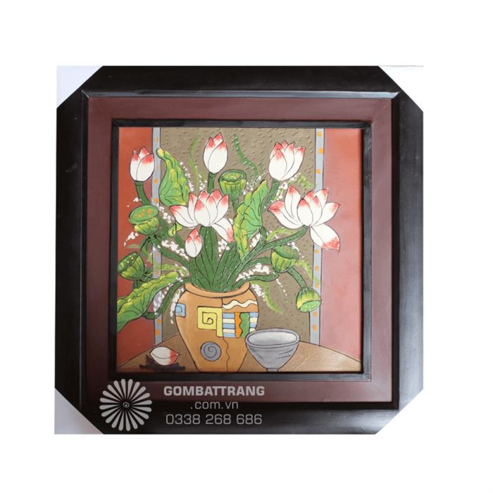 Tranh gốm Bát Tràng GIAHII4581