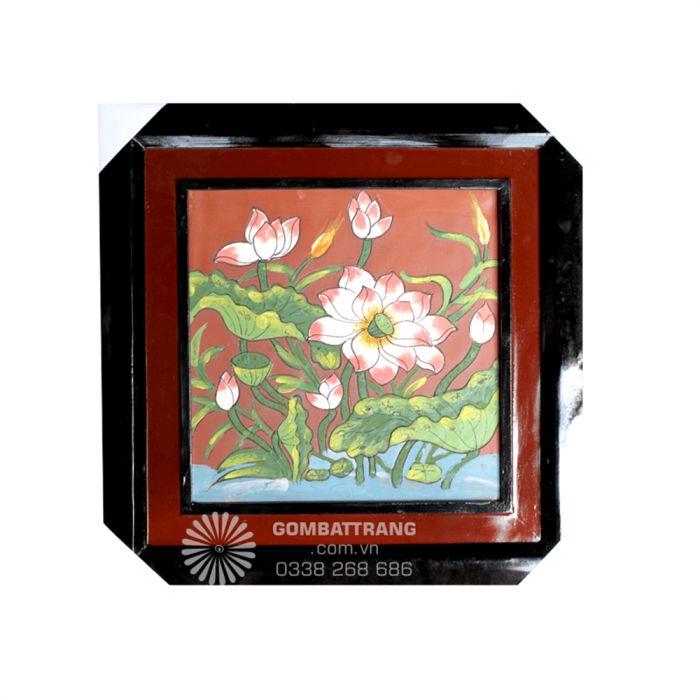 Tranh gốm Bát Tràng GIAHII4516