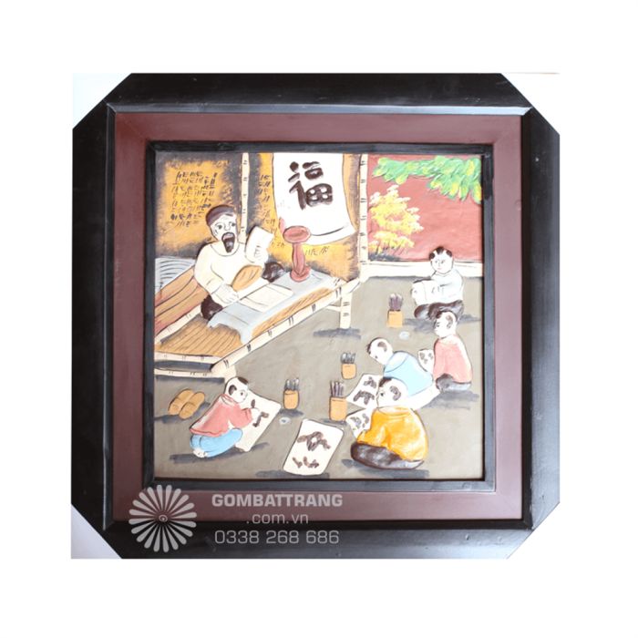 Tranh gốm gắn tường GIAHII4651