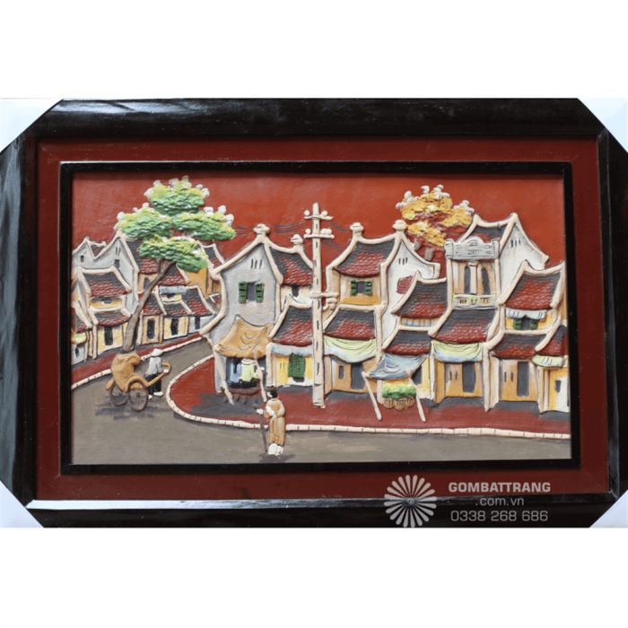 Tranh gốm ngoài trời GIAHII4707