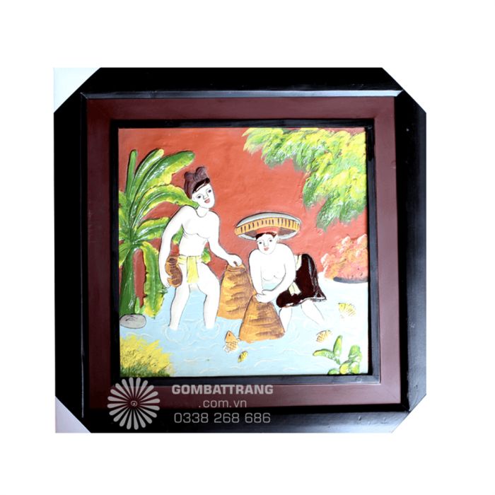 Tranh gốm ốp tường GIAHII4671