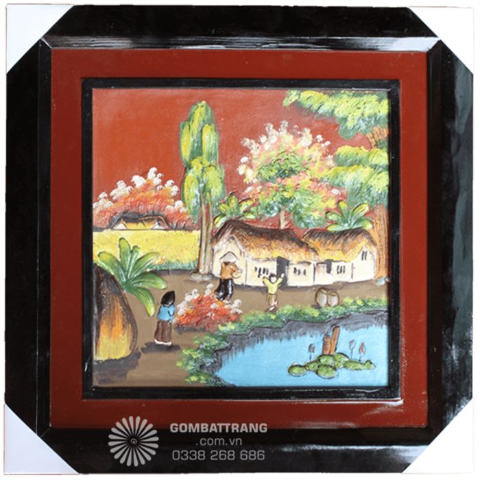Tranh gốm phù lãng GIAHII4501