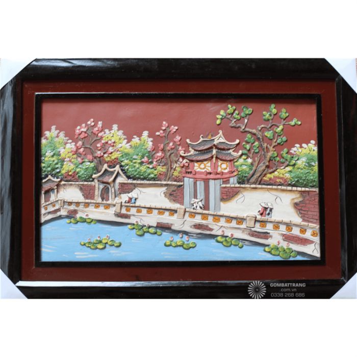 Tranh gốm sứ Bát Tràng  GIAHII4695