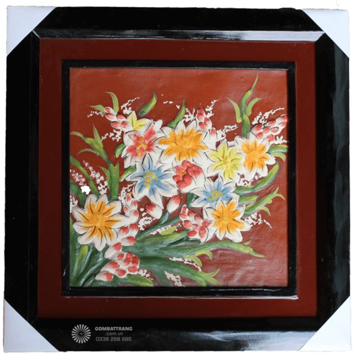 Tranh gốm sứ Bát Tràng GIAHII4492