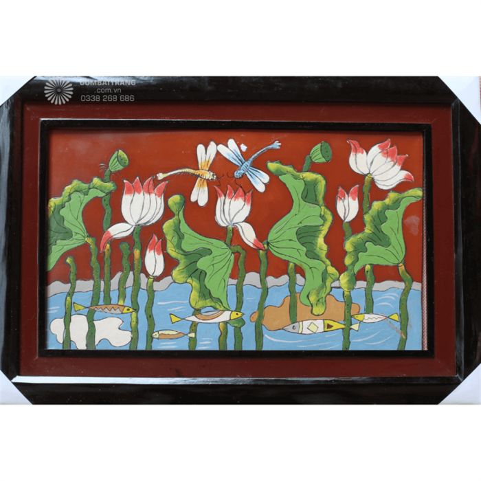 Tranh gốm sứ ốp tường GIAHII4714