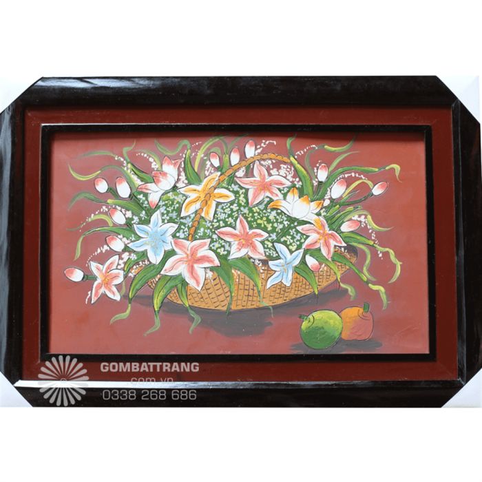 Tranh gốm treo phòng khách GIAHII4727