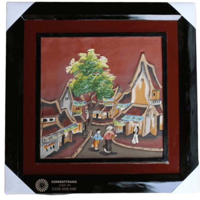 Tranh gốm treo tường GIAHII