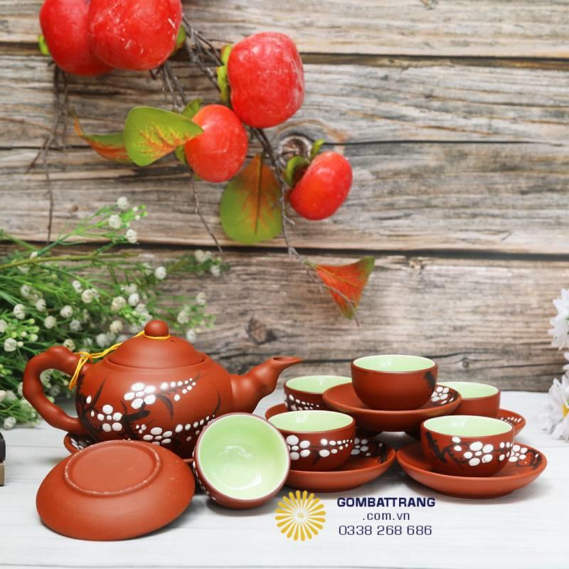 Ấm gốm uống trà Bát Tràng – Tặng phẩm hồn Việt