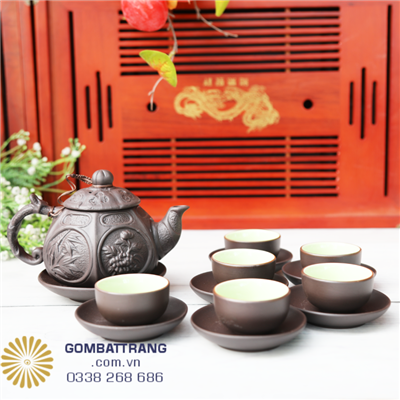 Giá bộ ấm chén Bát Tràng cao cấp – Sang trọng đến từng chi tiết